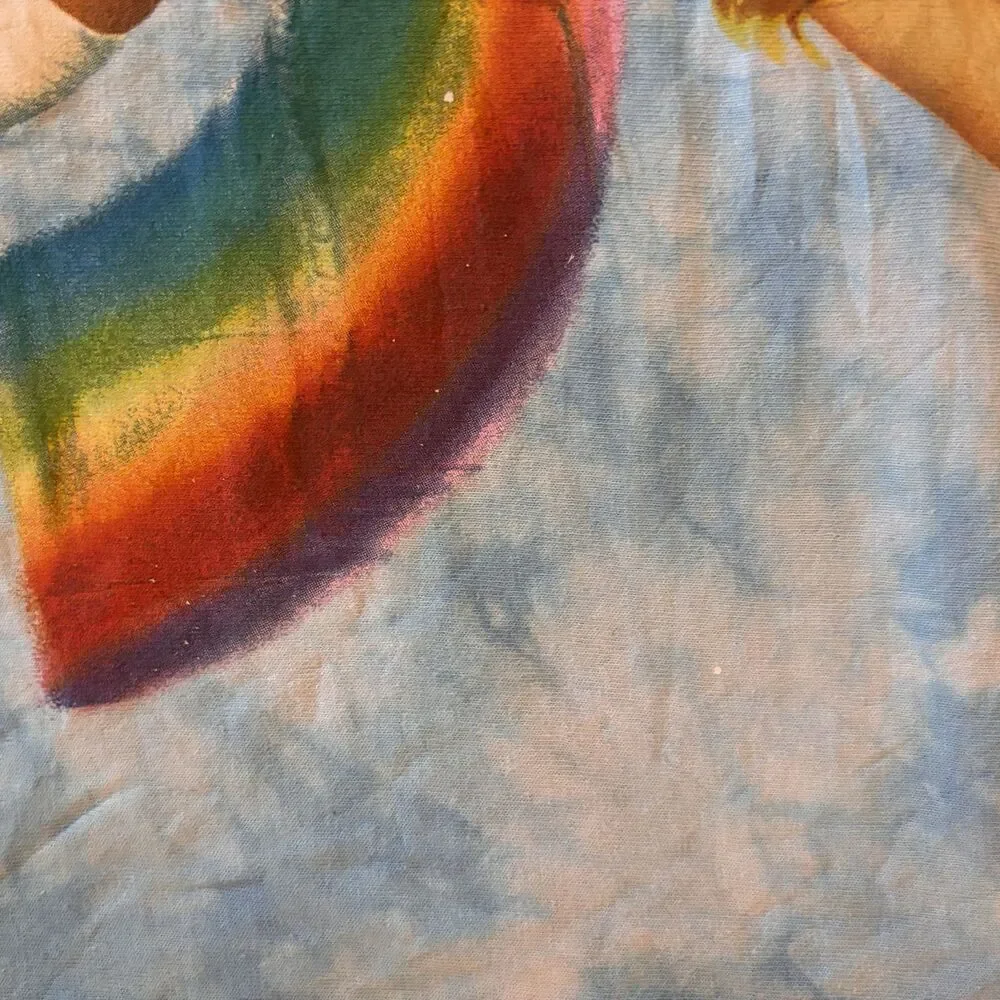 Mariah Carey Rainbow Tie Dye Graphic T-Shirt Size Large SEE DESCRIPTION